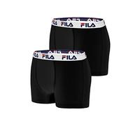 Fila Boxershorts FI/1BCX2/FU5016 Herren Baumwolle 2er Pack Schwarz XXL