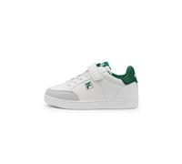 FILA COURTBAY Velcro Kids Sneaker, White-Verdant Green, 32 EU