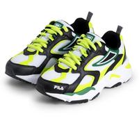 FILA CR-CW02 RAY Tracer Teens Sneaker, Black-Acid Lime, 36 EU