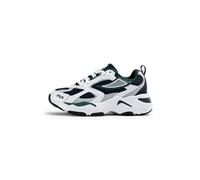 FILA CR-CW02 RAY Tracer Teens Sneaker, Navy-Posy Green, 36 EU