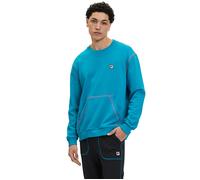 FILA Crewneck Sweatshirt With Kangaroo Pocket And Contrast Stitch Größe: S | Pullover Outlet | Herren | Weiß
