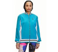 FILA Crinkle Nylon Settanta Jacket Marine / White Größe: XL | Bomberjacken Outlet | Unisex | Weiß