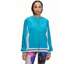 FILA Crinkle Nylon Settanta Jacket Marine / White Größe: XL | Bomberjacken Outlet | Unisex | Weiß