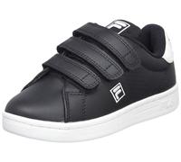 FILA Crosscourt 2 NT Velcro Kids Sneaker, Black-White, 32 EU