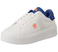 FILA Crosscourt Altezza Kids Sneaker, White-Lapis Blue, 31 EU