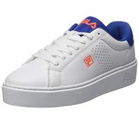 FILA Crosscourt Altezza Teens Sneaker, White-Lapis Blue, 37 EU