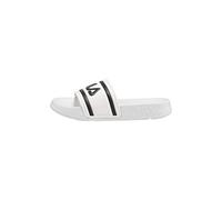 FILA Damen Badeschuhe Badelatschen Badeschlappen Slipper Morro Bay III, Farbe:Weiß, Artikel:-10004 White, Schuhgröße:EUR 38