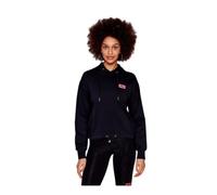FILA Damen Burdur Cropped Kapuzenpullover, Black Beauty, S EU