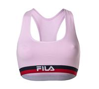 FILA Damen Bustier - Bra, Sport-BH, Racerback, Cotton Stretch, einfarbig, XS-XL Lila XS