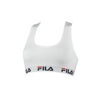 Fila Damen-Bustier – ungepolstert, ohne Bügel, Baumwolle, weiß – XS