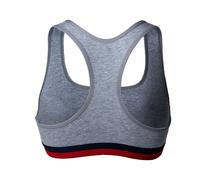 FILA Damen Bustier, Vorteilspack - Bra, Sport-BH, Racerback, Cotton Stretch, XS-XL Grau XS 1 Bustier (1x1B)