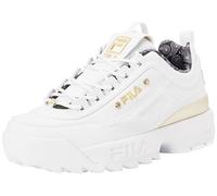 FILA Damen Disruptor P wmn Sneaker, White-Gold, 38 EU