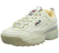 FILA Damen Disruptor wmn Sneaker, White Yellow 39 EU