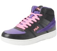 FILA Damen Noclaf Mid Wmn Sneaker, Black-Royal Purple, 39 EU