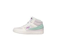 FILA Damen Noclaf Mid Wmn Sneaker, White-Brook Green, 40 EU Schmal