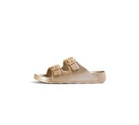 FILA Damen Pantoletten MATERO mit Doppelriemen, Metallisch (Spumante), 36