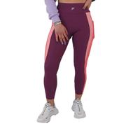FILA Damen RABENAU high waist Leggings,Amaranth-Rouge Red-Flamingo Pink,XS