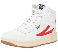 FILA Damen SEVARO mid wmn Sneaker, White Red, 42 EU