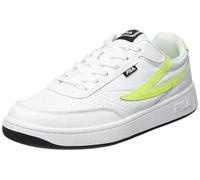 FILA Damen SEVARO wmn Sneaker, White-Safety Yellow, 40 EU