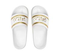 FILA Damen Morro Bay Logo wmn Slipper, White Gold, 41 EU