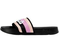 FILA Damen Slides MORRO BAY STRIPES mit leichter EVA-Sohle, Schwarz (Black-Prism Pink), 40