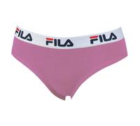 FILA Damen Slip - Regular Waist, Brief mit breitem Logo-Bund, Baumwolle, einfarbig Lila XS (X-Small)