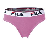 FILA Damen Slip - Regular Waist, Brief mit breitem Logo-Bund, Baumwolle, einfarbig Lila S (Small)