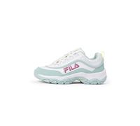 FILA Damen Strada Logo wmn Sneaker, White-HaRUBBERor Gray, 37 EU