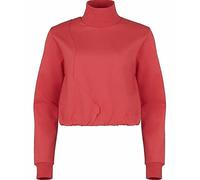FILA Damen Tirana Cropped Turtle Neck Sweat Sweatshirt, Teaberry, L