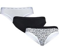 FILA Damen Unterhose Brief Elastisch mit Logo 3er Pack XS 3 Stk.