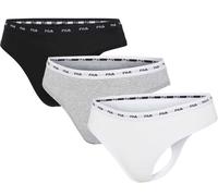FILA Damen Unterhose String Elastisch mit Logo 3er Pack 3 Stk.