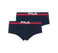 FILA, Damen Urban Hipster, Culotte, 2er Pack, Cotton Stretch, Navy, S