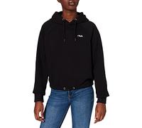 FILA Damen Women EILIES Cropped Hoody Kapuzenpullover, Black, L