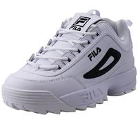 Fila Disruptor Ii Herren-Schuhe, Weiß/Weiß/Schwarz, 11