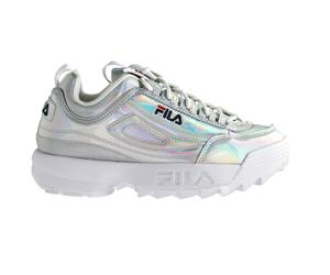 Fila Disruptor M Low Womens Silber Trainer EU 36 / UK 3