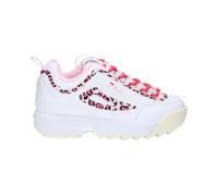 FILA Disruptor P Kids Sneaker, White-Leopard, 30 EU