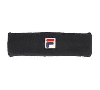 FILA - Erwachsene, Unisex, Schwarz, Einheitsgröße, Saugfähiges Frottee-Stirnband mit Embroidered Logo, 5,1 cm Breite