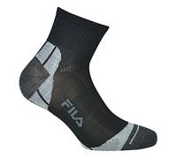 Kurzsocken FILA "Socken FILA QUARTER UNISEX SOCKS MULTISPORT 3P 3er Pack", Herren, Gr. 43-46, schwarz, Obermaterial: 87% Polyester PES. 10% Baumwolle CO. 3% Elasthan EL., Socken (17546842-43) schwarz