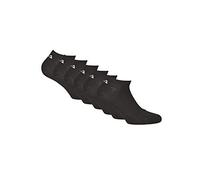 Socken FILA "UNISEX INVISIBLE PLAIN SOCKS", Herren, Gr. 39-42, schwarz (6x schwarz), Baumwolle, Elasthan, Polyester, uni, elastisch, Socken Socken, mit eingestricktem Logo (11696767-39) 6x schwarz