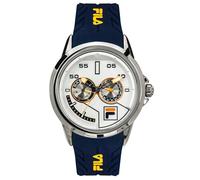 FILA Filaactive Herren Armbanduhr 45 mm Armband Silikon 38-169-20, Farbe:Weiss/blau