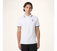 Fila Freizeit-Pol Biella Regular Tipped (Baumwolle) weiss Herren, Größe XXL