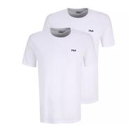 Fila Freizeit-Shirt Brod Tee (Baumwolle) weiss/weiss Herren - 2er Pack, Größe S
