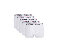 FILA FU5016/5 Herren Boxershorts, M, Weiß, 5 Stück