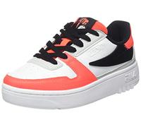 FILA FXVENTUNO Teens Sneaker, Gray Violet-Fiery Coral, 39 EU Schmal