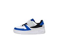 FILA FXVENTUNO Velcro Kids Sneaker, Gray Violet-Lapis Blue, 30 EU