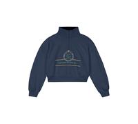 FILA Girls Francia Loose Graphic Half-zip Sweatshirt Black Iris Größe: 146/152 | Sportbekleidung Outlet | Unisex | Schwarz