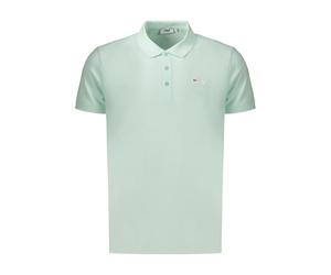 Fila Grünes Baumwoll-Herren-Polohemd S