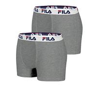 Fila Nos Boxershorts grau (2er-Pack) - XXL
