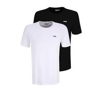 FILA Herren Brod Tee/Double Pack T-Shirt, Black-Bright White, 3XL