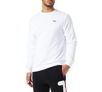 FILA Brustem Crew Sweat Bright White Größe: XS | Pullover Outlet | Herren | Weiß